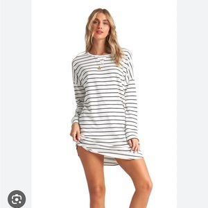 Billabong Weekend Bliss Striped T-shirt Dress